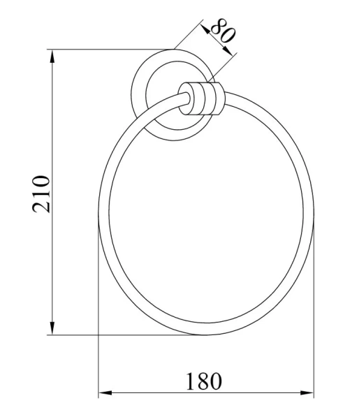 Полотенцедержатель Boheme Hermitage золото, классические, ретро, декорированные - фото 2
