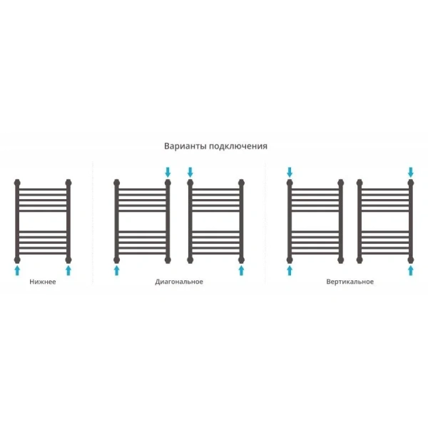 Полотенцесушитель водяной Сунержа Богема+ 40х60 см шампань, лесенка, вертикальные - фото 4