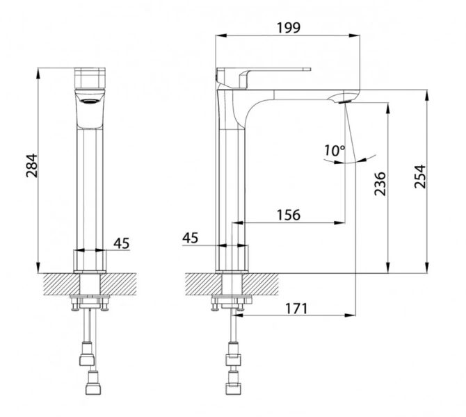 Смеситель для раковины IDDIS Slide белый матовый, для раковины - фото 2