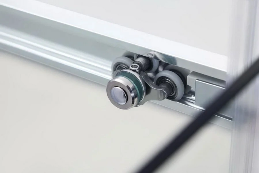 Душевой уголок Black&White Stellar Wind 100x100 см профиль хром стекло прозрачное - фото 2