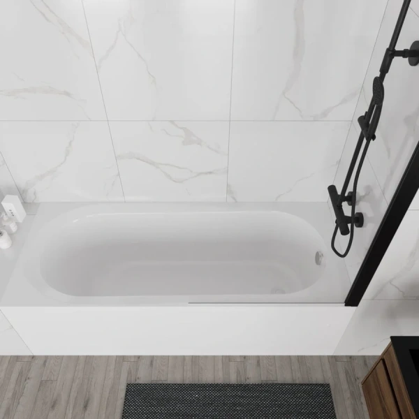 Ванна акриловая Vincea VBT-2B170-LG, 170 x 70 см, с ножками, белая, без гидромассажа - фото 6