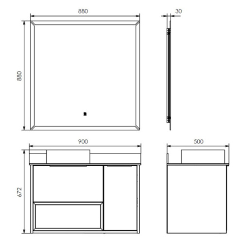 Схема, под накладную раковину - фото 5