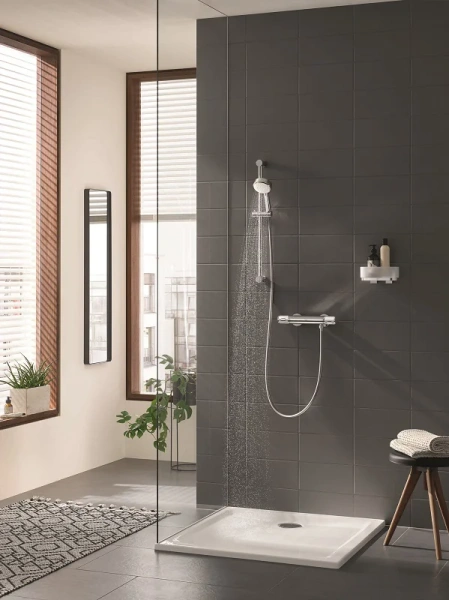 Термостат для душа Grohe Grohtherm 1000 Performance 34776000, округлая форма - фото 5