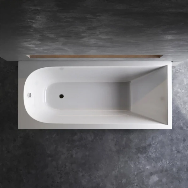 Ванна акриловая Am.Pm Spirit 180х80 см пристенная, прямоугольные - фото 5