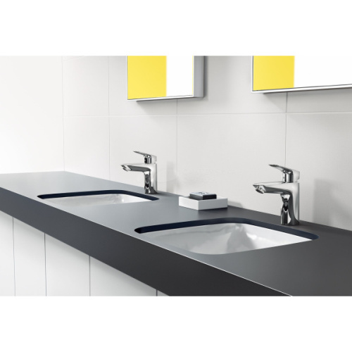 Смеситель для раковины Hansgrohe Logis с донным клапаном, на раковину - фото 6