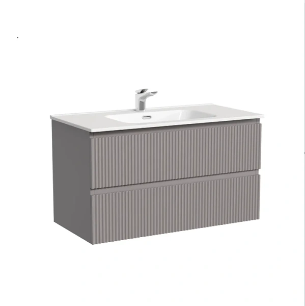 Тумба под раковину подвесная Sancos Snob R 90 см Doha Soft