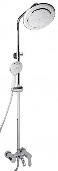 Душевая стойка Timo Polo хром SX-1100 white - фото 1