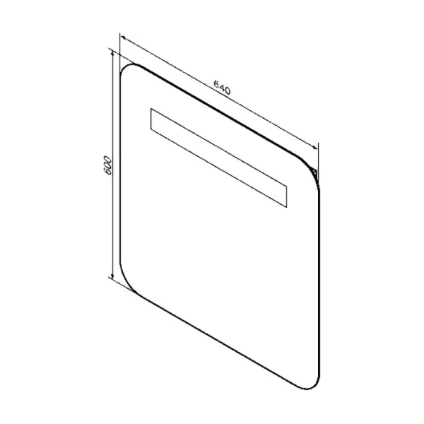Зеркало с подсветкой Am.Pm Like 64 см прямоугольное - фото 2