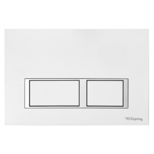 Клавиша смыва Tece TECEspring V белый глянец/хром - фото 1