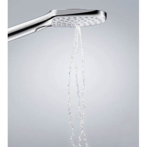 Лейка для душа Hansgrohe Raindance Select E белая/хром, современные, hi-tech - фото 4