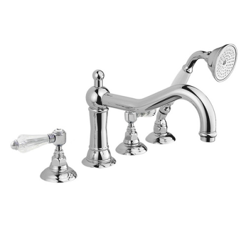 Смеситель для ванны, ручка 34 Cristallo Liberty, Nicolazzi Half Dome Crystal 1449