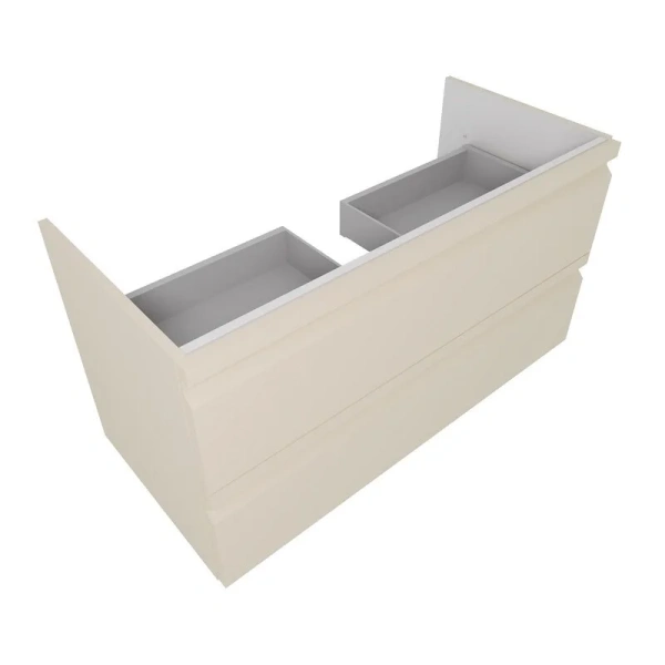 Тумба с раковиной подвесная Акватек Вега 100 см капучино светлый - фото 4