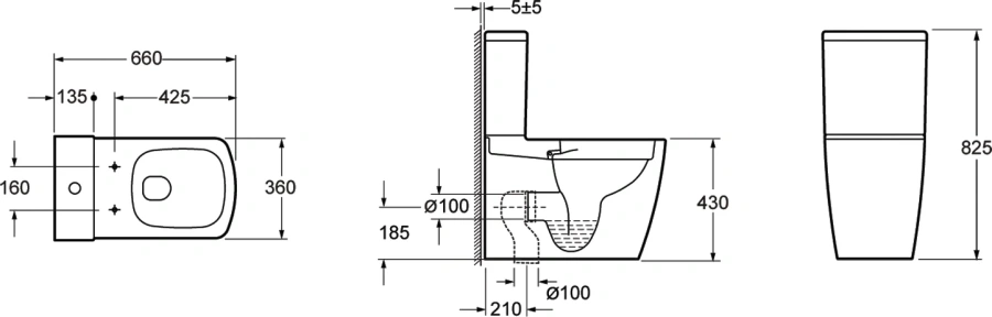 Унитаз компакт Lavinia Boho Aveo безободковый, белые index_1 - фото 16