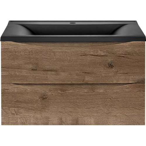 Тумба под раковину подвесная Vincea Mia 79 см V.Oak, светло-коричневая - фото 7