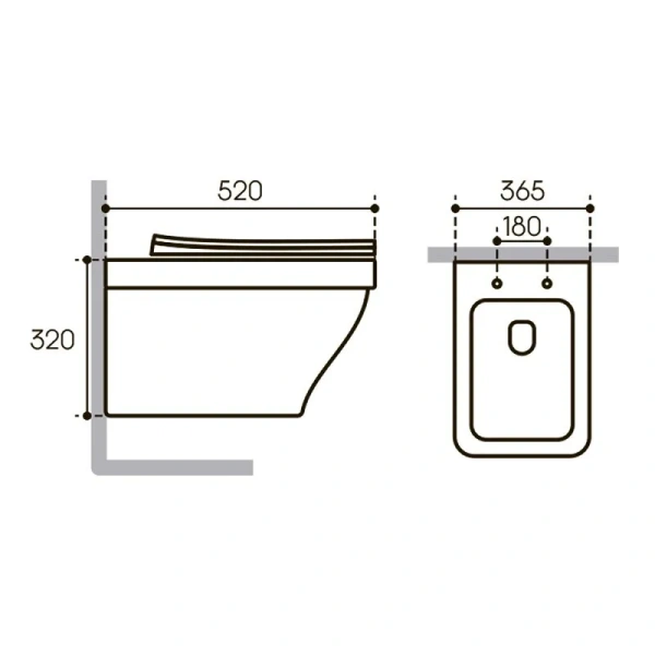 Унитаз с инсталляцией Aqueduto ESTETA клавиша хром, с инсталляцией index_1 - фото 5