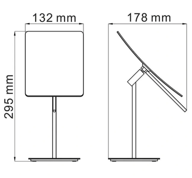 Зеркало WasserKRAFT 13,2 см увеличительное, по запросу - фото 2