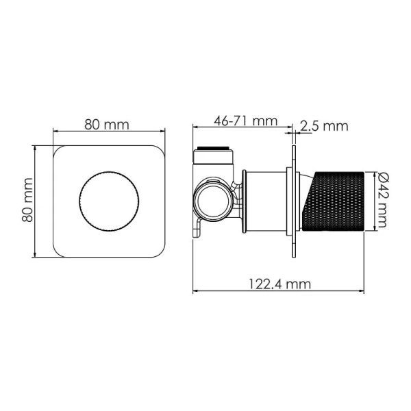 Гигиенический душ со смесителем WasserKRAFT Schunter матовое золото - фото 2