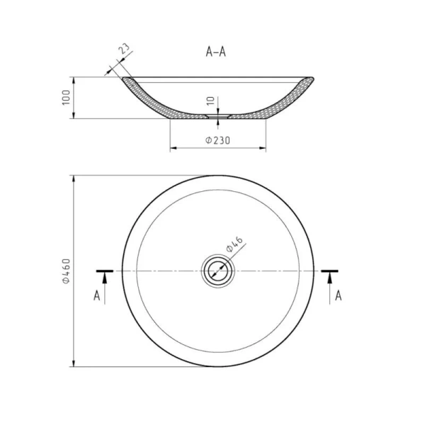 Раковина Migliore Arena 46 см белая - фото 2