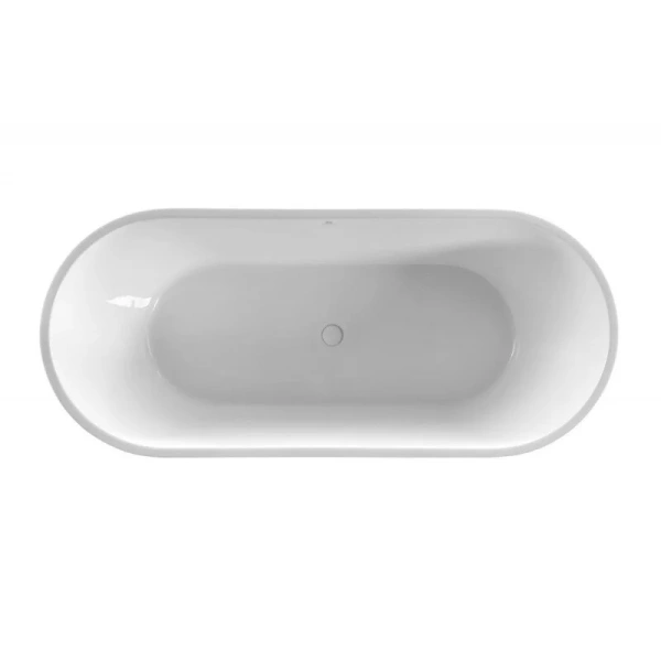 Ванна акриловая Abber AB9268-1.7 белая 170 x 74 см, овальные - фото 5