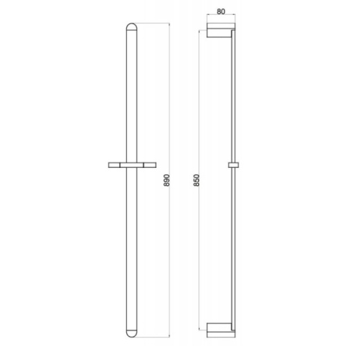 Схема, штанги для душа - фото 2