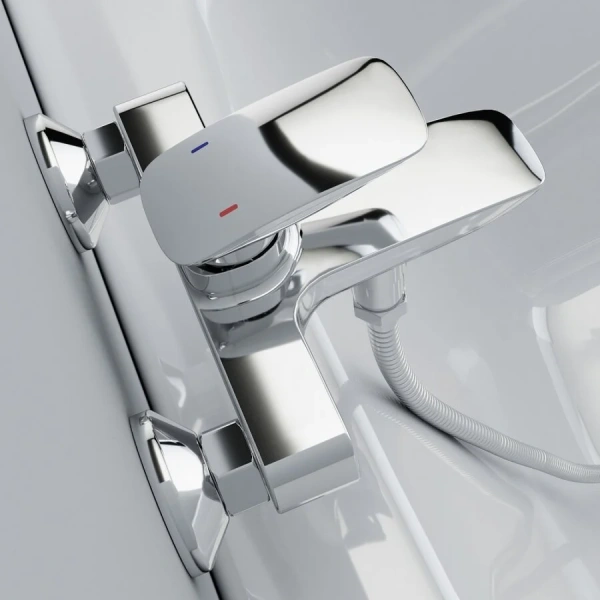 Смеситель для ванны IDDIS Stone короткий излив, однорычажные, двухрычажные - фото 7