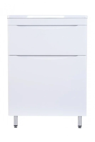 Тумба с раковиной напольная Style Line Бергамо СС-0000230 60 см с ящиками