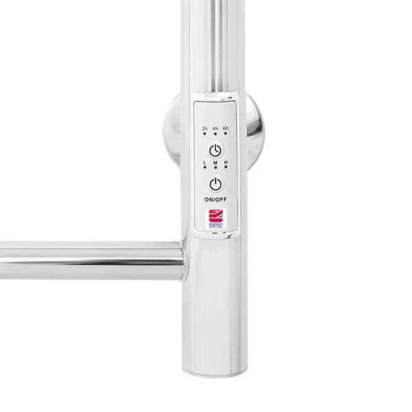 Полотенцесушитель электрический Energy Round 40x90 см хром - фото 3