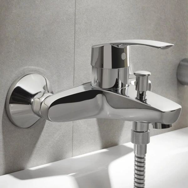 Смеситель для ванны Grohe Eurosmart хром - фото 3