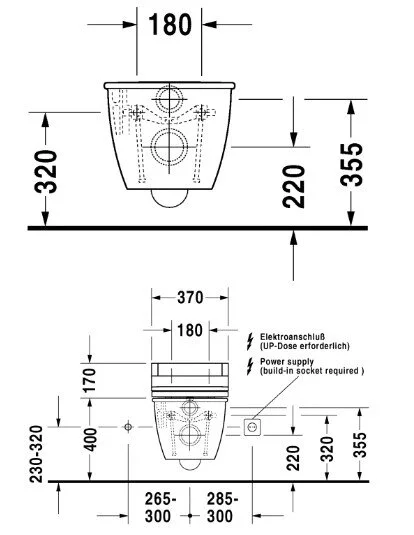 Унитаз подвесной 370х620 мм Duravit Darling New 2544090000, подвесные index_1 - фото 6