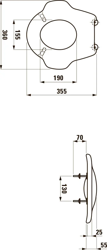 Сиденье для унитаза без крышки Laufen Florakids 8.9103.2, в наличии, по запросу - фото 2