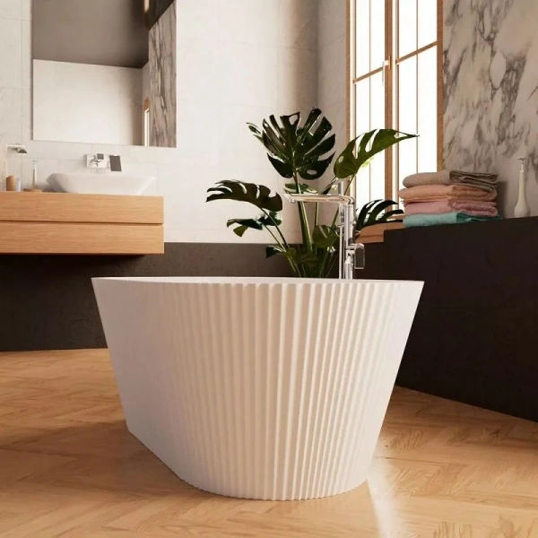 Ванна акриловая Frank F6103, 12513, 170 х 75 см, цвет белый, овальные - фото 5