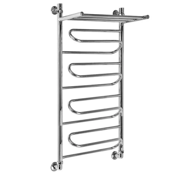 Полотенцесушитель водяной Ника Curve 100x40 см хром - фото 1