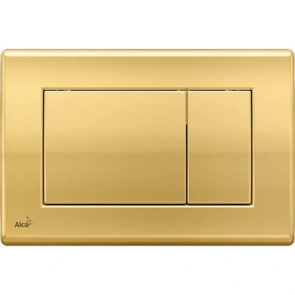 Клавиша смыва Alcaplast золото глянцевое - фото 1