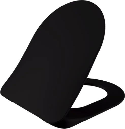 Крышка-сидение с микролифтом Creavit Duck черная матовая - фото 1