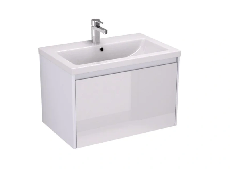 Тумба с раковиной подвесная Velvex Klaufs tpKLA.70.1Y-61 70 см с ящиком