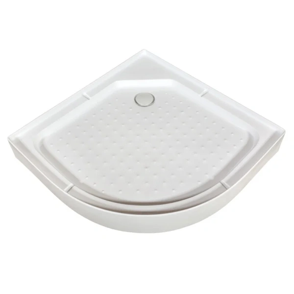 Душевая кабина Deto D 80х80 см с крышей, хромированный профиль - фото 9