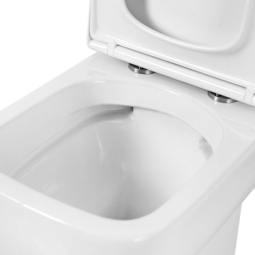 Унитаз-компакт BelBagno Aurora BB8604CPR/SC белый, с горизонтальным, прямым выпуском, с прямым выпуском - фото 6