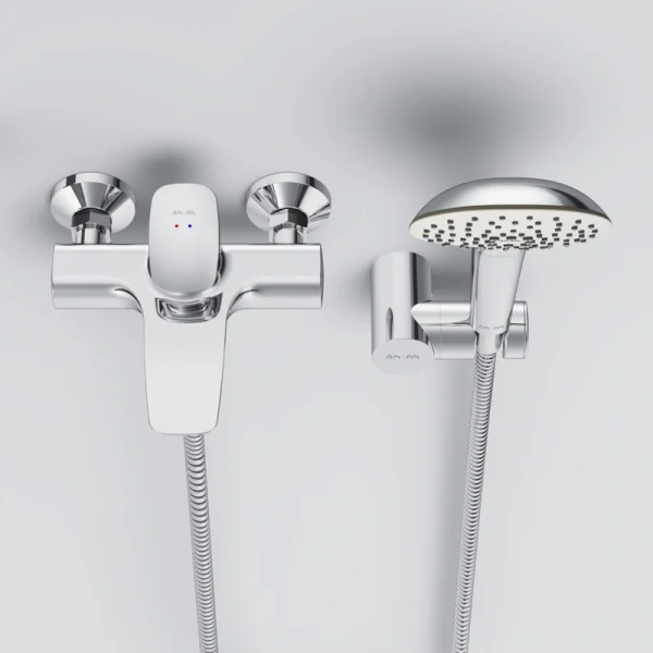 Смеситель для ванны AM.PM Spirit V2.0 с душевым набором, однорычажные, двухрычажные - фото 7