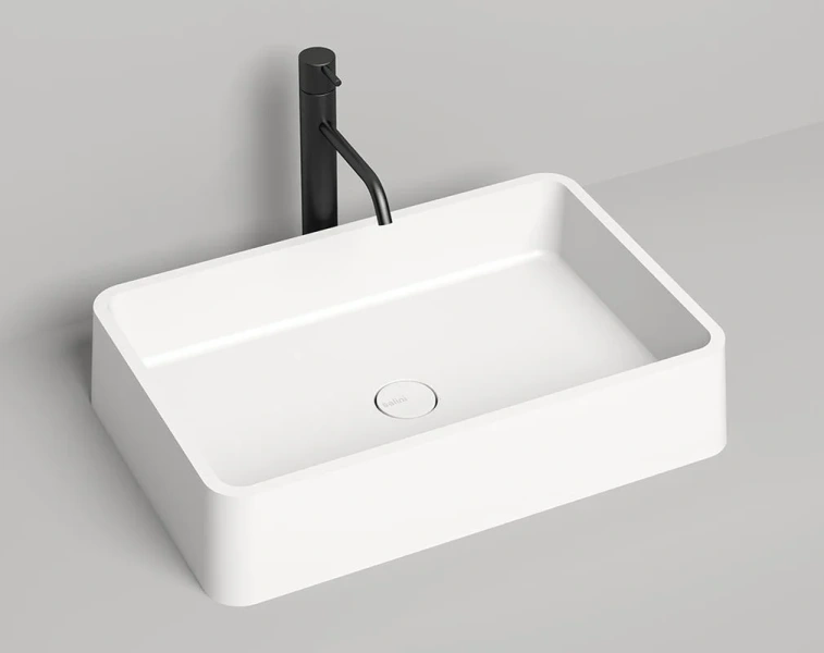 Раковина Salini Gloria 07 60 см накладная, белый матовый - фото 2