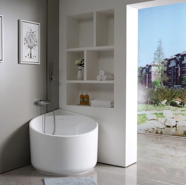 Акриловая ванна Abber 95х95 см круглая - фото 4