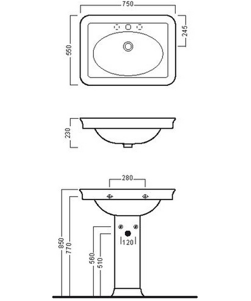 Схема, подвесные, на пьедестал - фото 3