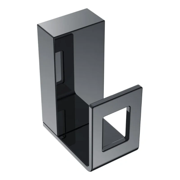 Крючок для ванной Boheme Q Shine Gun Metal - фото 1