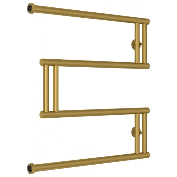 Полотенцесушитель водяной Сунержа High-Tech+ 60х60 см матовое золото - фото 3