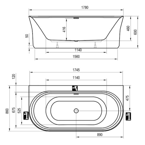 Схема, без гидромассажа, большие - фото 6