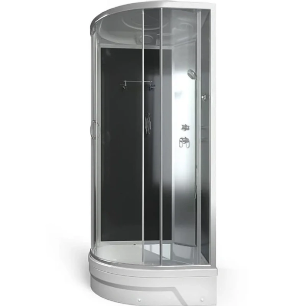 Душевая кабина Erlit Comfort 100х100 см стекло тонированное, 100х100 - фото 4