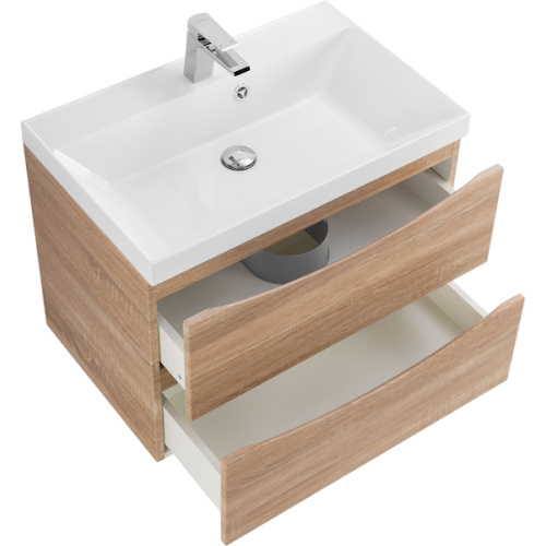 Тумба под раковину подвесная BelBagno Marino 60 см rovere bianco, моноблок - фото 5