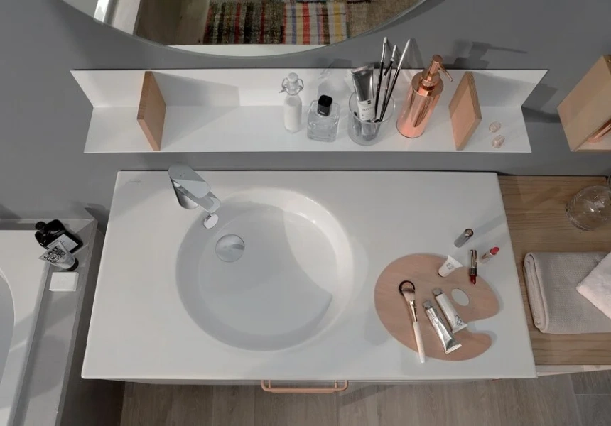 Раковина Jacob Delafon Odeon Rive Gauche 61 см подвесная - фото 3