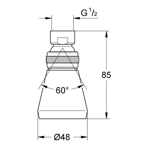Верхний душ Grohe Relexa Plus 28094000 - фото 2