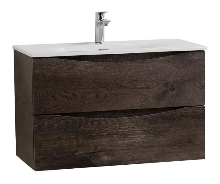 Тумба под раковину подвесная BelBagno Marino-Cer-Mini 80 см Rovere Nature Grigio - фото 3