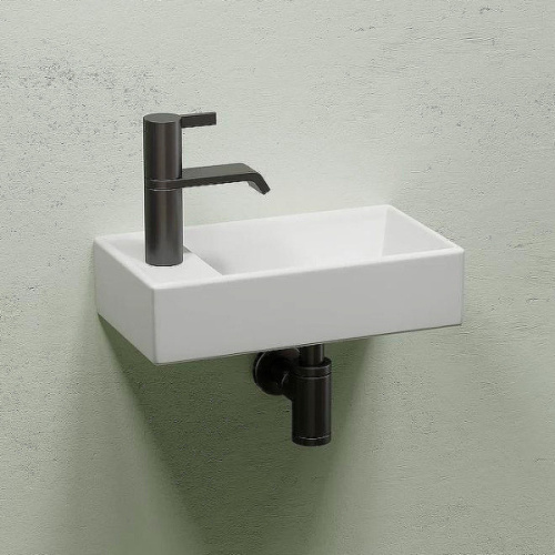 Раковина Ceramica Nova Element 40 см чаша справа белая матовая - фото 2
